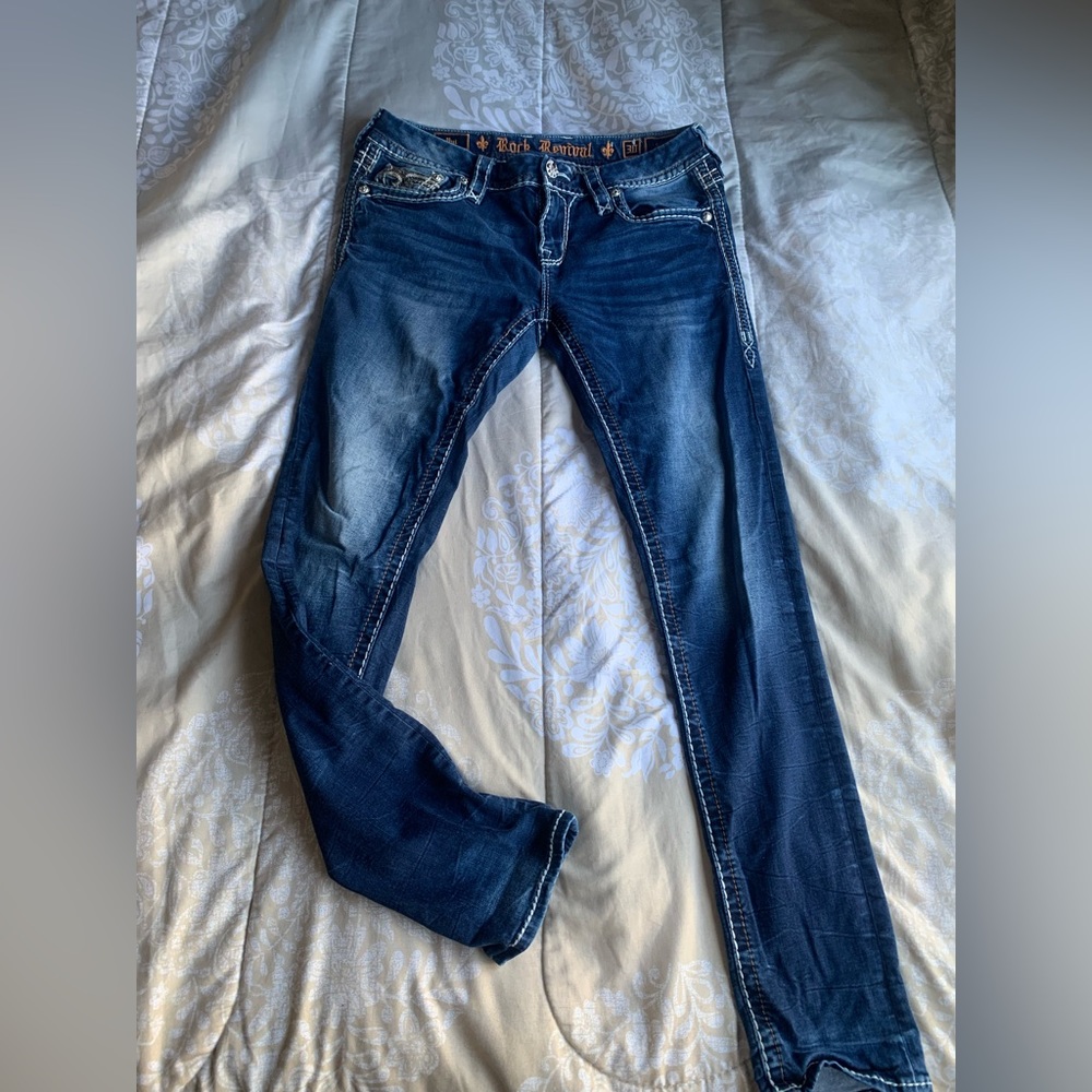Women’s Rock Revival jeans in great conditions